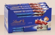 LINDT BARRETTE PZ.24 LINDOR LATTE BLU